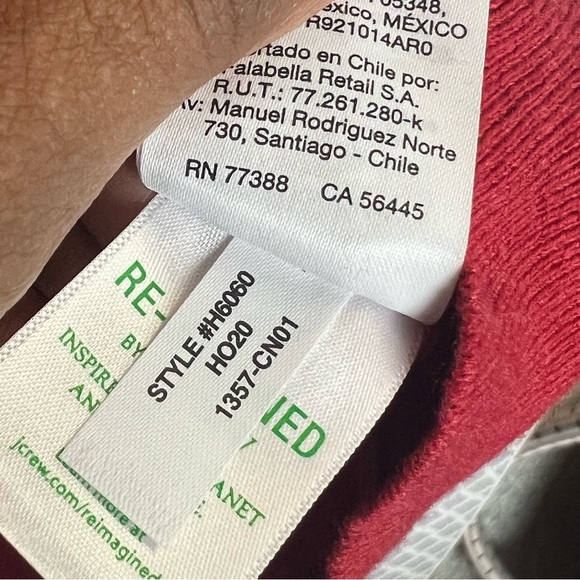 NWT J. Crew Men’s Cotton Crewneck Sweater in Garter Stitch - Picture 8 of 8